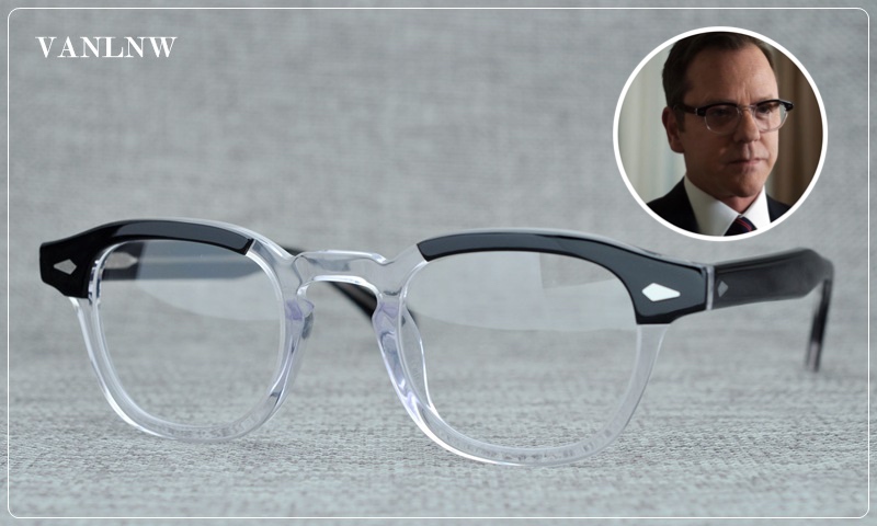 แว่นสายตา MOSCOT LEMTOSH 49-24 145 COL.BLACK CRYSTAL CE <ดำ-ใส>