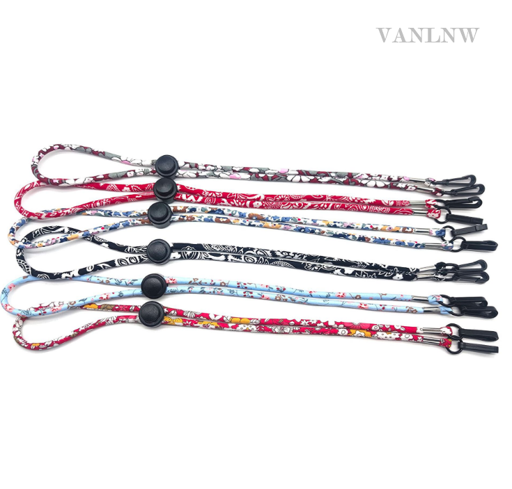 สายคล้องแมส MASK STRAPS FLOWER สายคล้องหน้ากากอนามัย สไตล์เกาหลี สำหรับผู้ใหญ่/เด็ก สายปรับระดับได้ ใช้งานสะดวกไม่ต้องถอดแมสเข้า-ออก