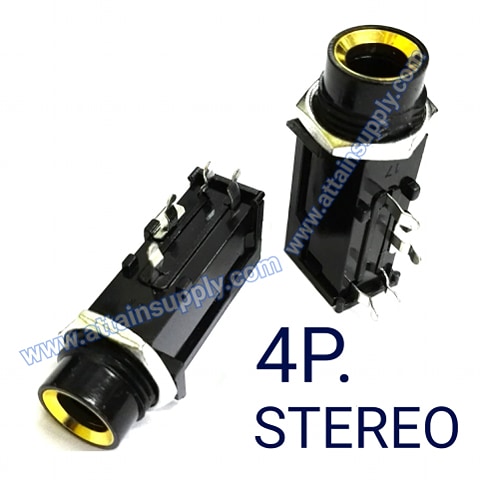 J.MIC STEREOแบบติดแท่น/4P.-BLACK