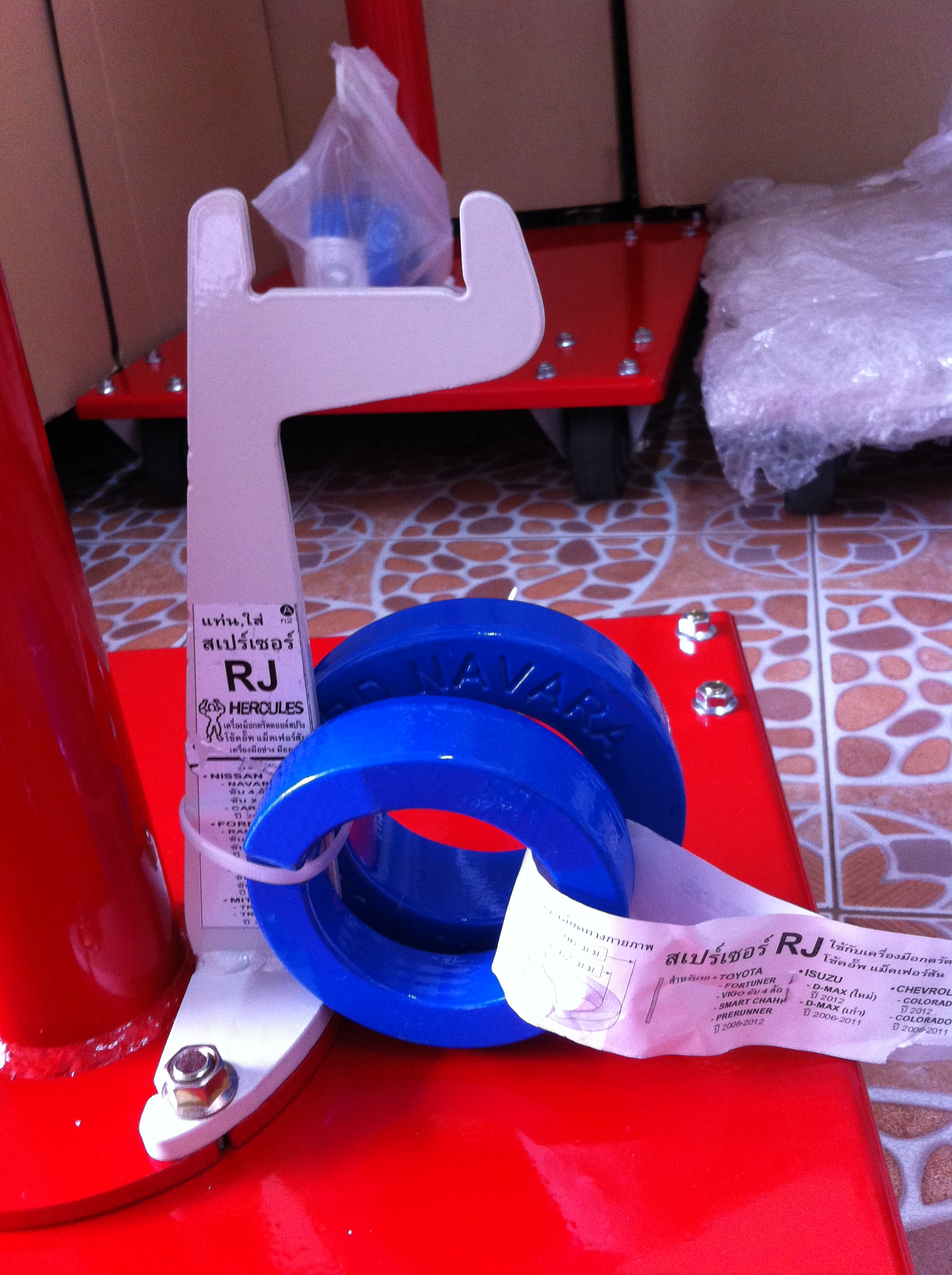 เครื่องถอดคอยล์สปริงโช๊คอัพ(รุ่นใหม่)พร้อมชุดสเปร์เซอร์