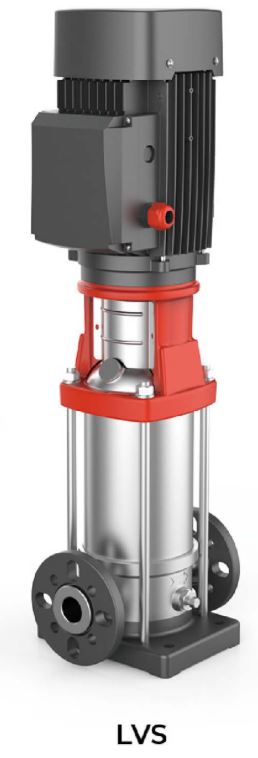 ปั๊มน้ำแรงดันสูง ปั๊มหอยโข่งแนวตั้ง ปั๊มน้ำระบบชลประทาน (Vertical Multistage Centrifugal Pump) รุ่น LVS5-20