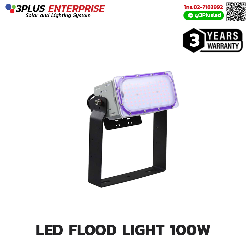 โคมไฟLED Flood Light 100w - new series