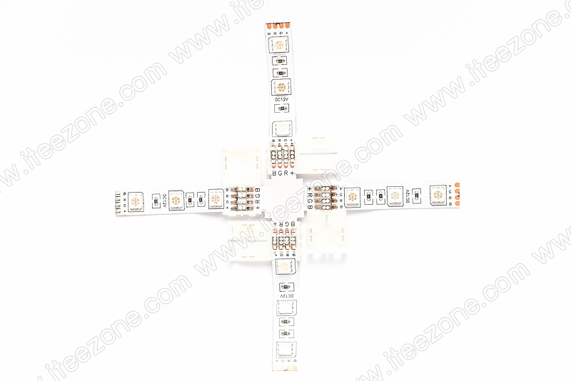 PCB 4 pin 4 ทาง รูปตัว +