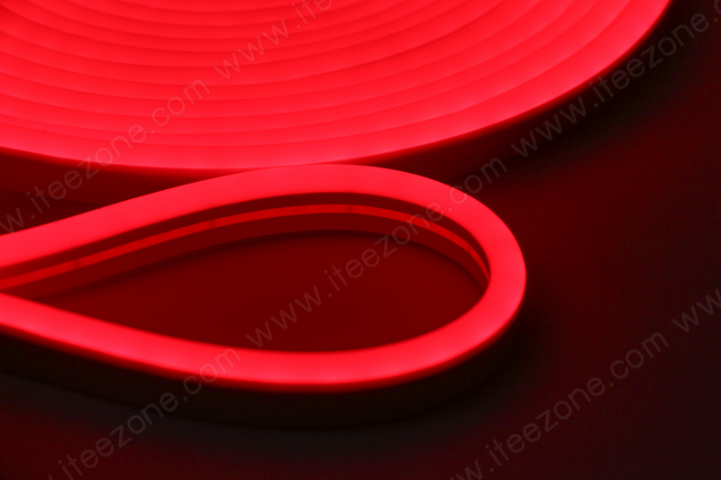 ไฟเส้น Neon Flex 12V Silicone สี Red แดง (กันน้ำ)