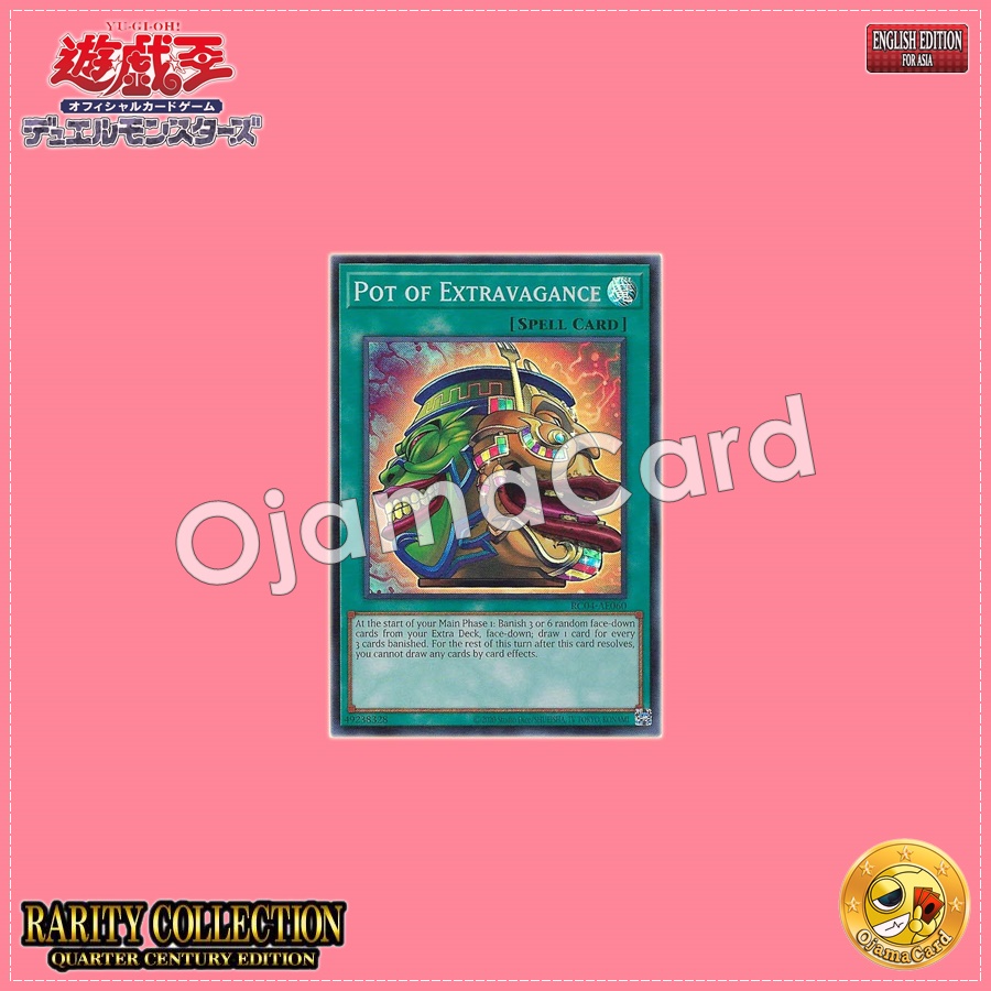 RC04-AE060 : Pot of Extravagance / Pot of Greed and Riches (Extra Secret Rare)