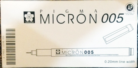 SAKURA Pigma Micron 0.05 mm
