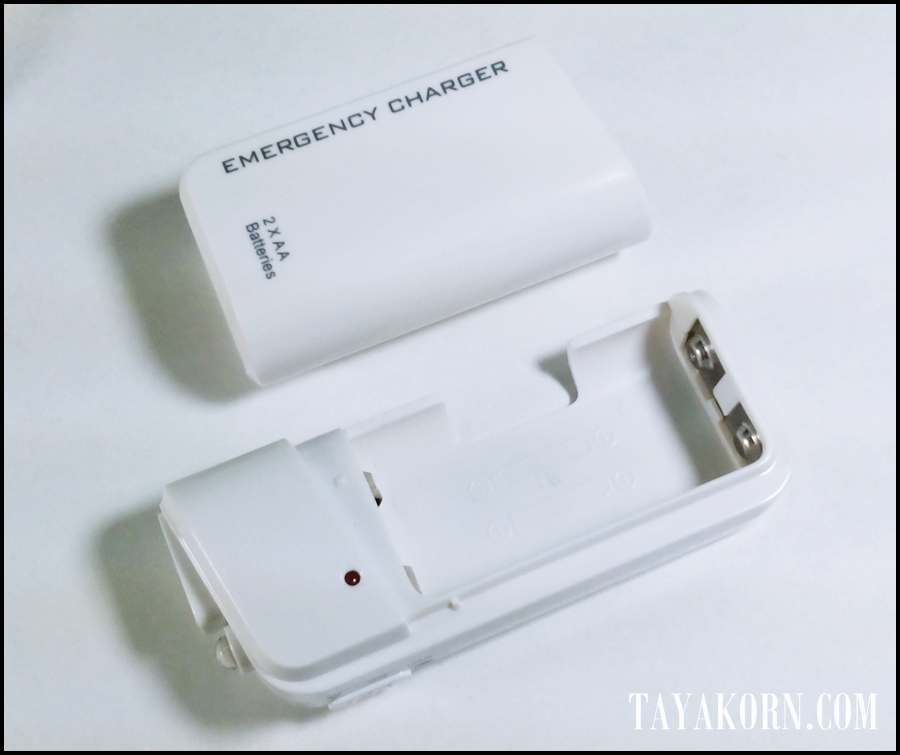 เครื่องชาร์จโทรศัพท์มือถือแบบฉุกเฉิน ใช้ถ่านAA