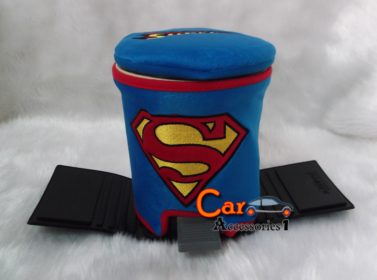 ถังขยะในรถยนต์ซุปเปอร์แมน Superman สินค้าลิขสิทธิ์แท้