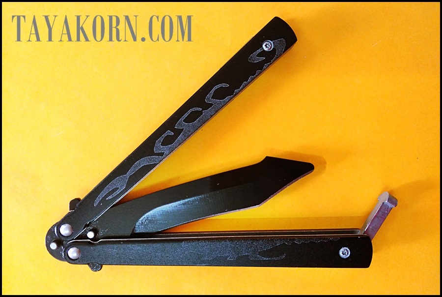 มีดซ้อมควงเดอะสกอร์เปี้ยนคิง THE SCORPION KING BALISONG TRAINER KNIFE TKBS-SK8TR