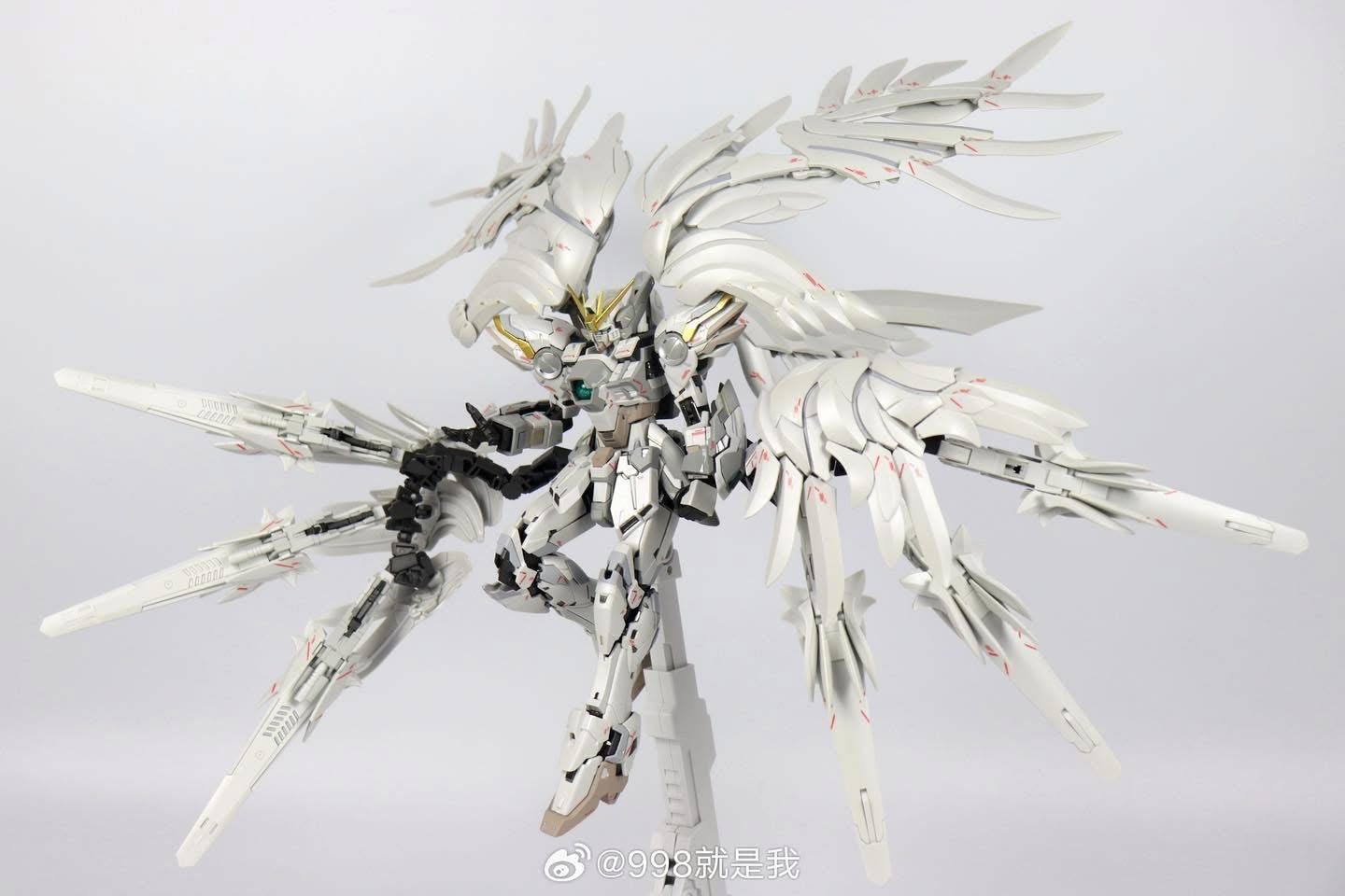 MG 1/100 Wing Show White Prelude Alloy Frame (8827) [Daban]