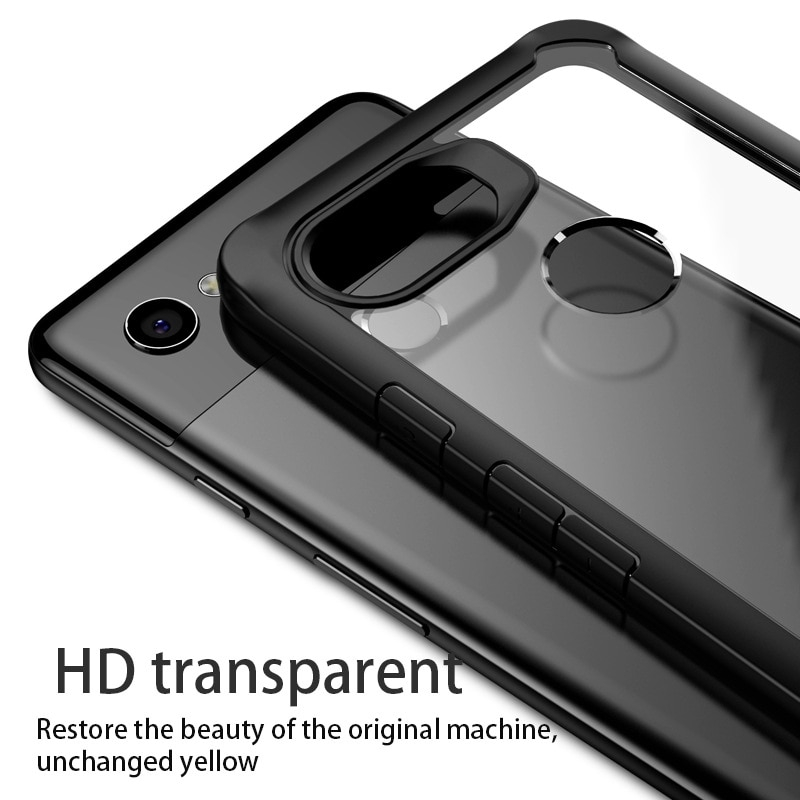 เคสโทรศัพท์มือถือ สำหรับGoogle Pixel 2 และ 2XL รุ่นใหม่ล่าสุด ทันสมัย มีกันกระแทก วัสดุทำจากซิลโคนไม่กัดเครื่อง มีสามสีให้เลือก เทา , ดำ , แดง