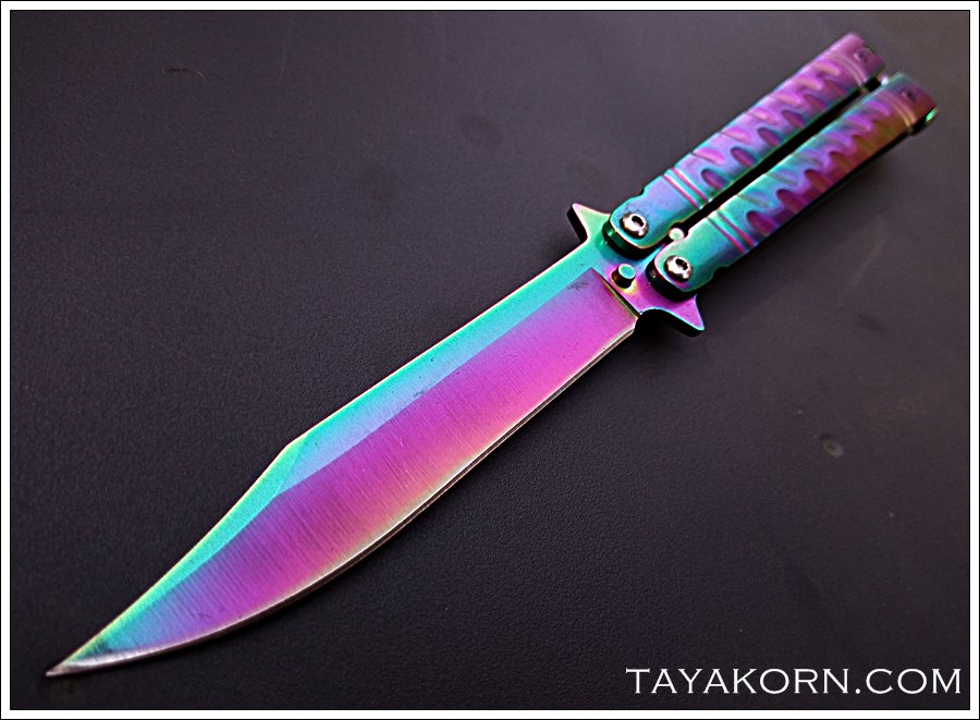 มีดบาลีซอง เรนโบว์ธันเดอร์2 Rainbow Thunder2 Balisong