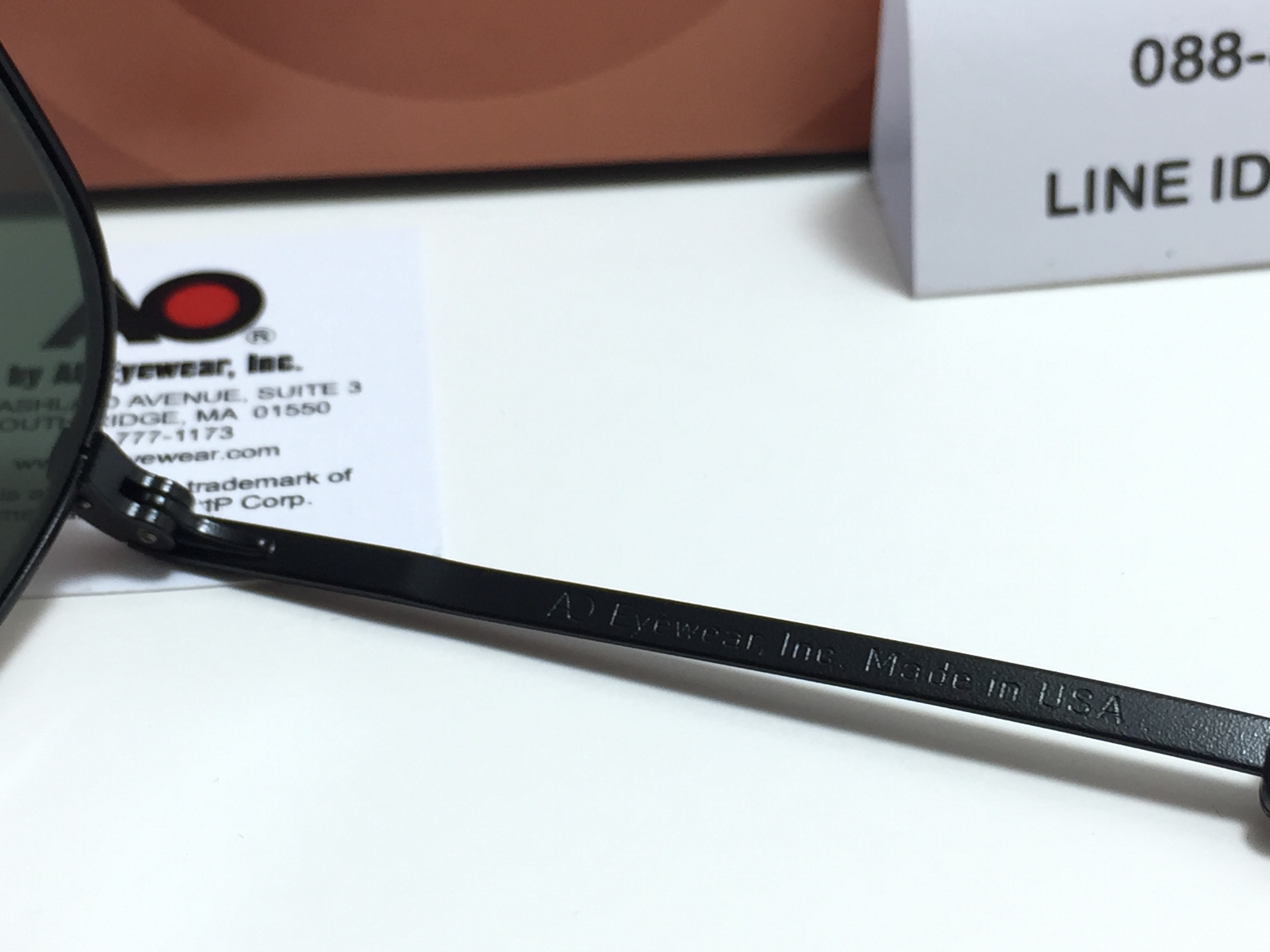 แว่นกันแดด Ao Original Pilot 55 -20 140 (usa) ดำ