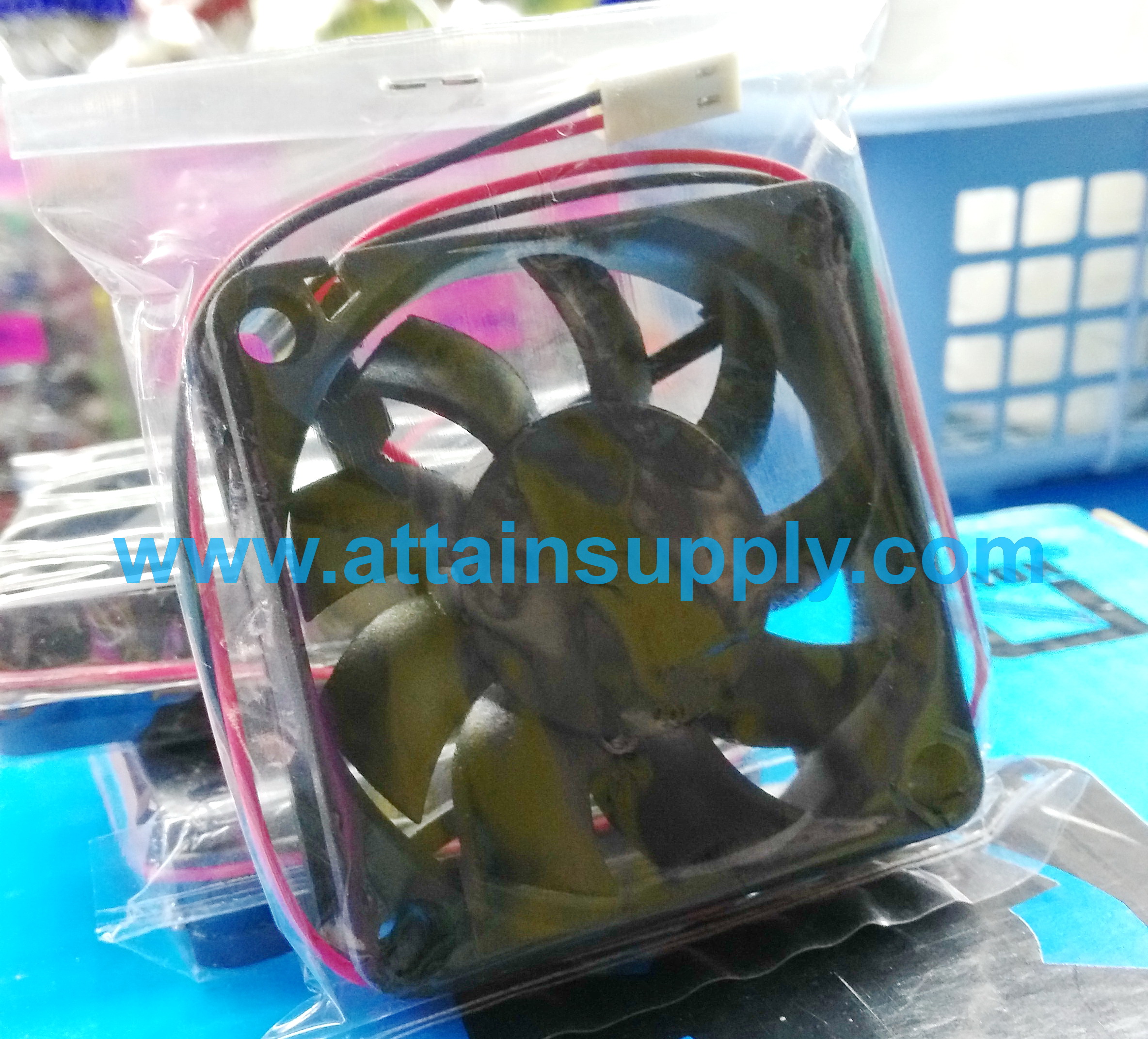 พัดลมDC12V-6x6x1.5CM./HSY