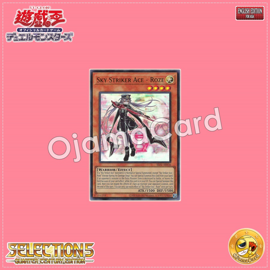 SLF1-AE036 : Sky Striker Ace - Roze / Flash Sword Princess - Roze (Ultra Rare)
