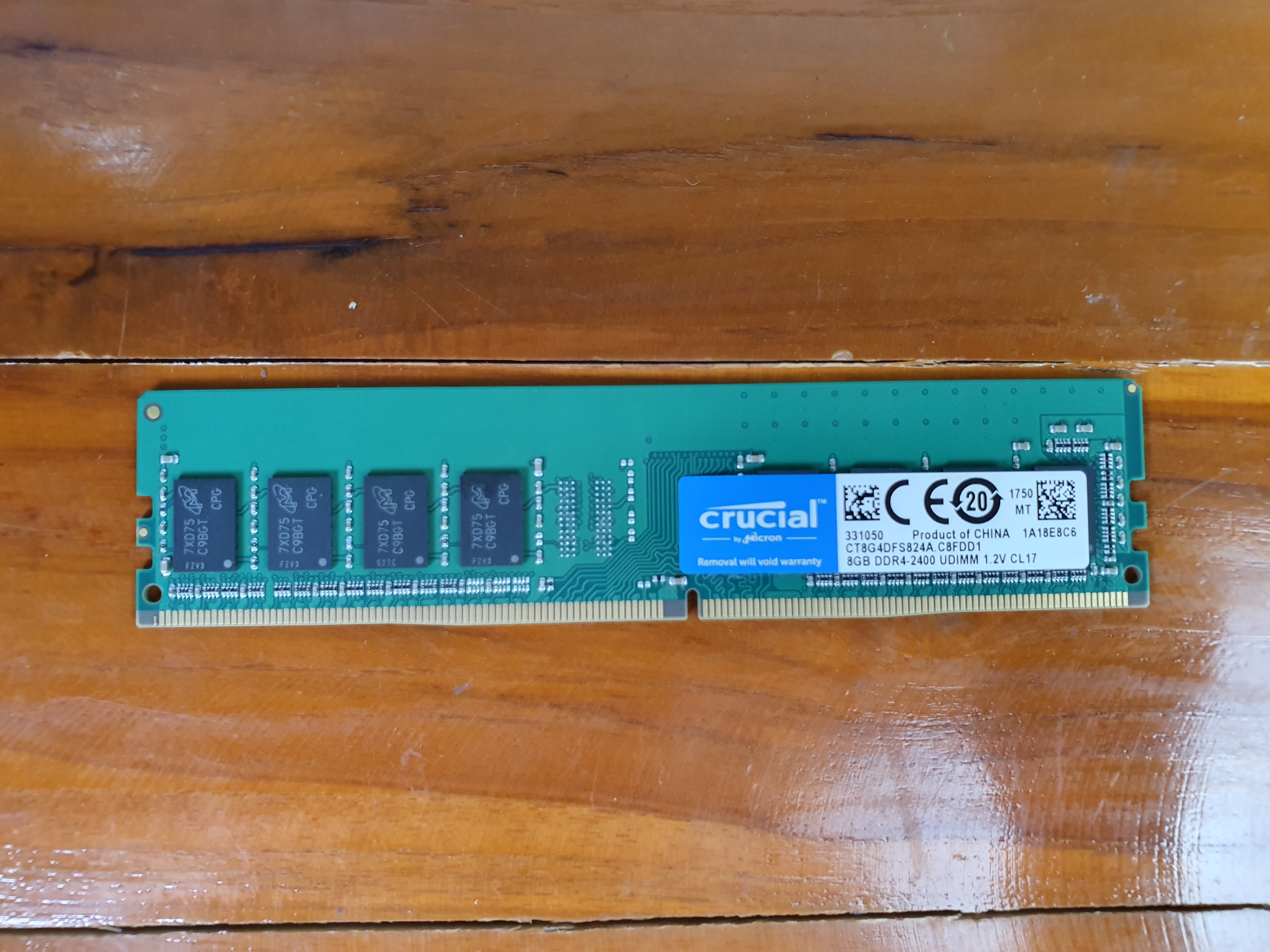 Ram 8GB DDR4-2400 Crucial CL17 มือสอง