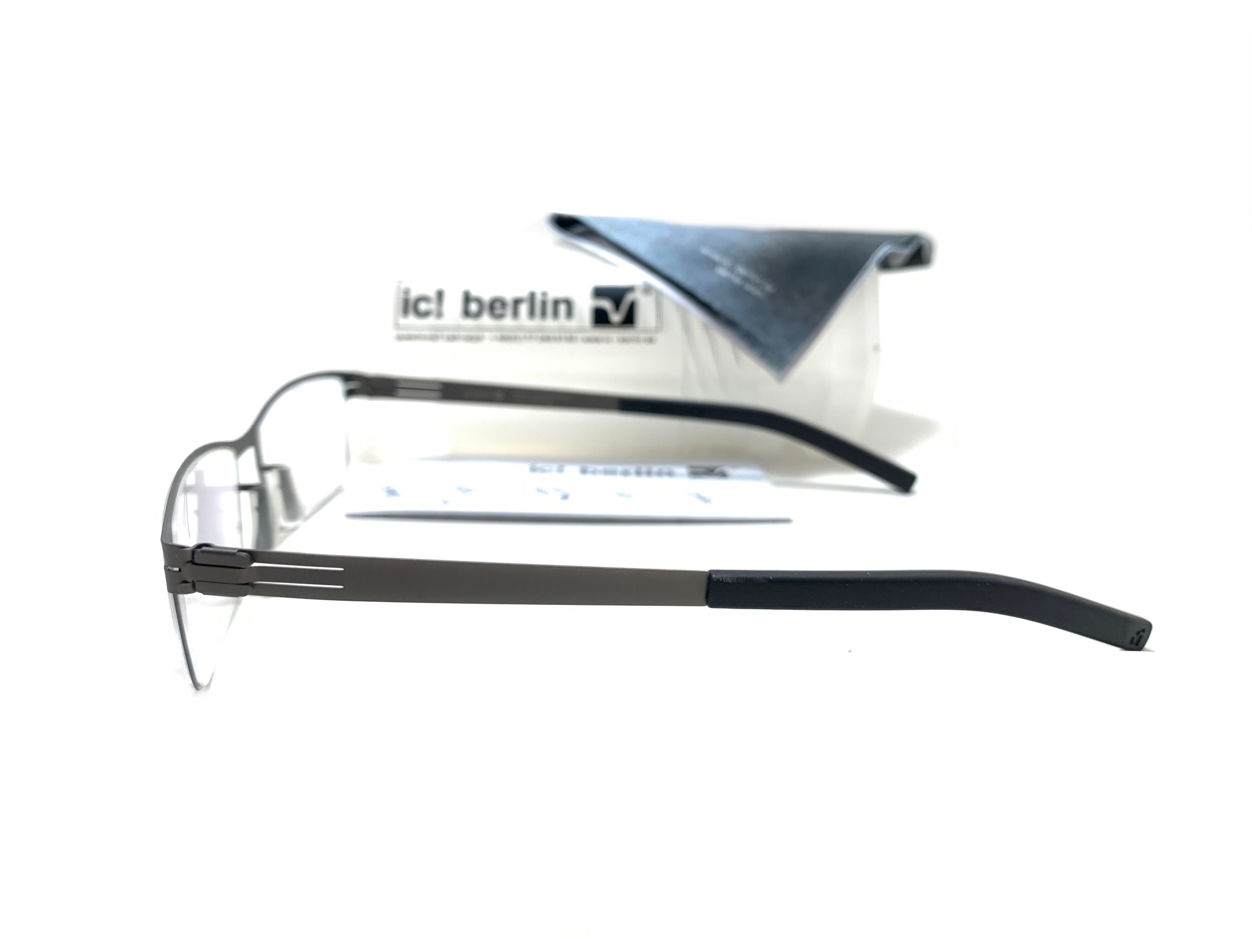 แว่นสายตา ic berlin model jana m. gun metal 55-16 <กันเมทัล>