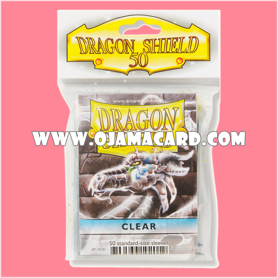 Dragon Shield Standard Size Card Sleeves — Clear • Classic「50ct.」