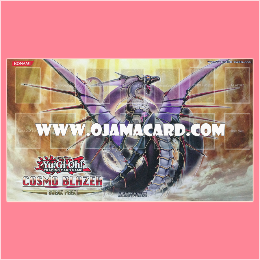 Yu-Gi-Oh! TCG Sneak Peek Playmat / Duel Field - Cosmo Blazer : "Number 92 : Heart-eartH Dragon / Numbers 92 : Fake-Body God Dragon, Heart-eartH Dragon"