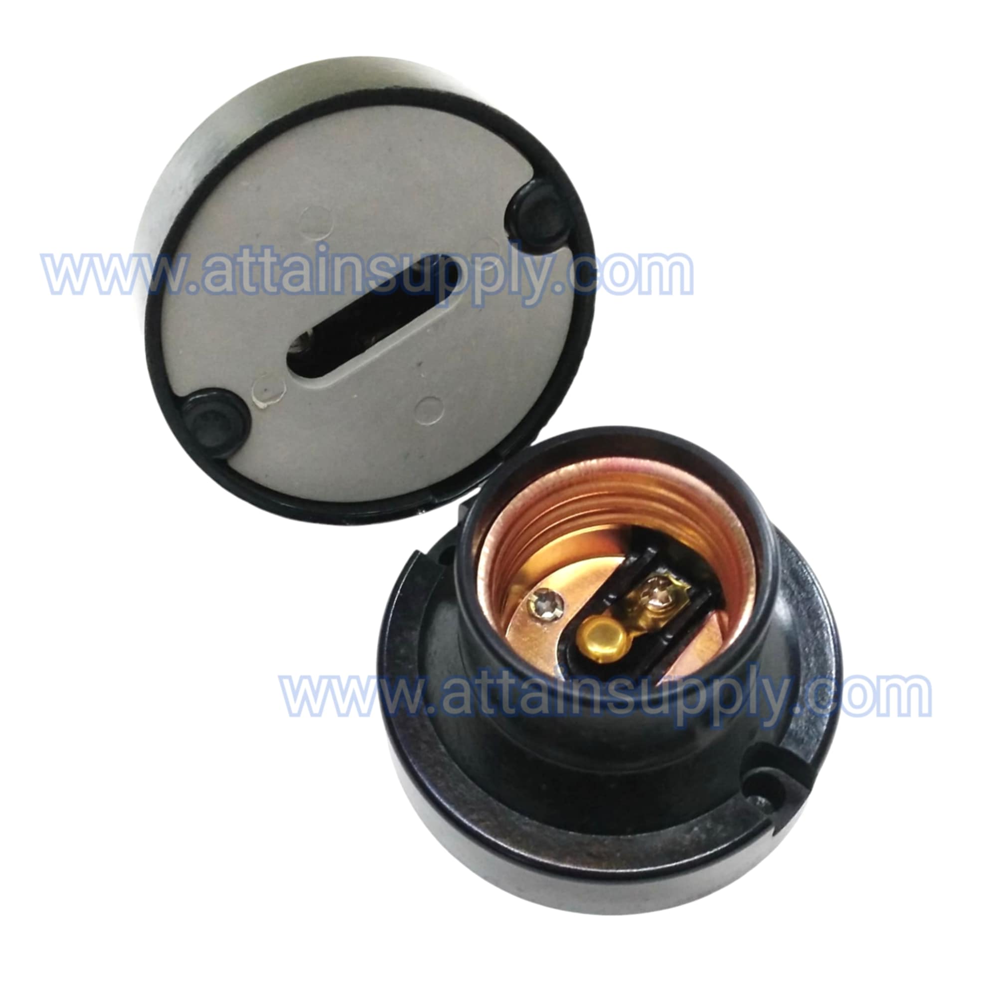 ขั้วหลอดไฟ E27/แป้นกลม