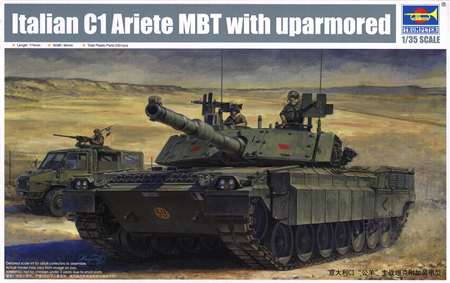 1/35 Italian C1 Ariete MBT with Upgraded Armor [Trumpeter]