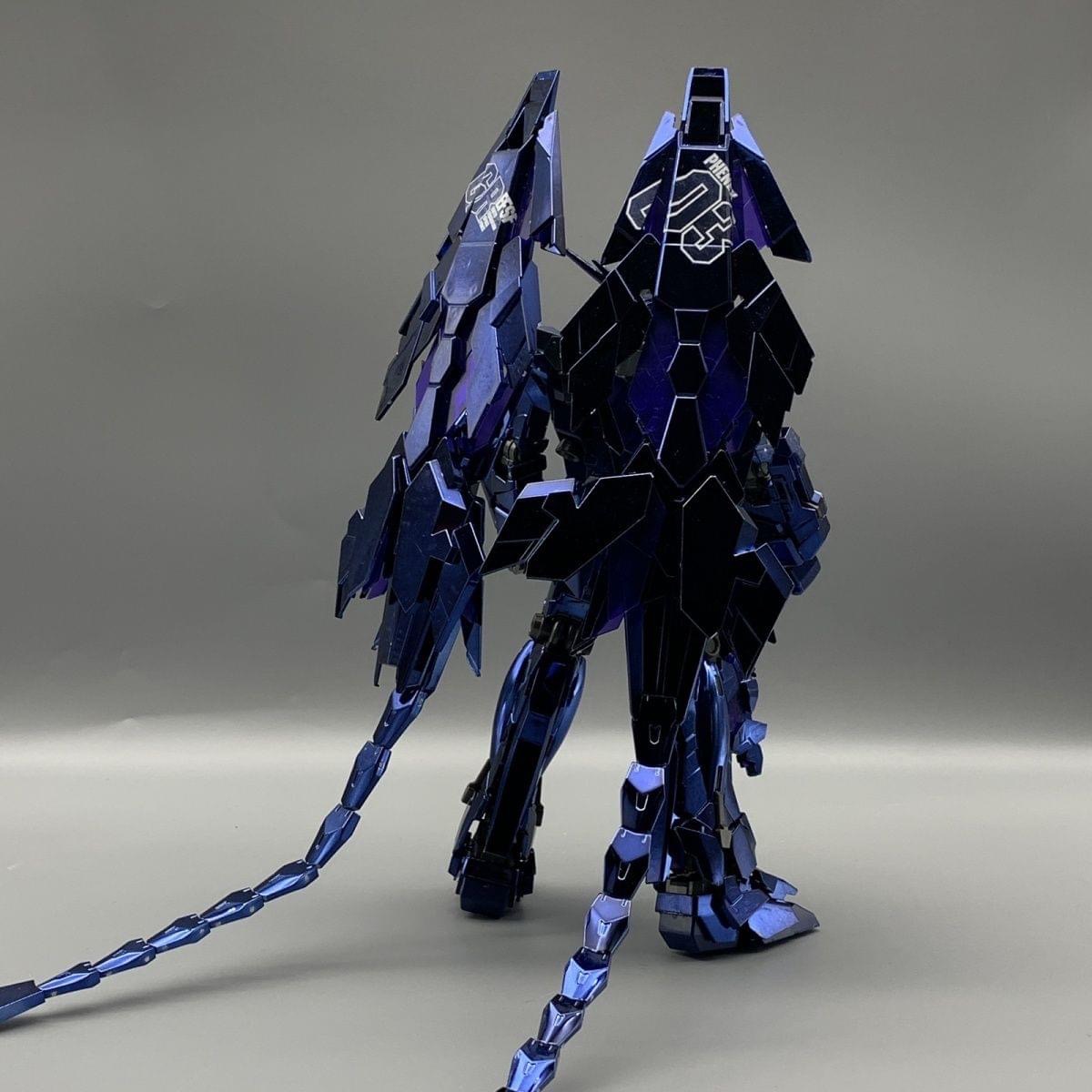 MG 1/100 RX-0 Unicorn Gundam 03 Phenex Narrative Black Ver. + MG Phenex Shield Tails Parts (6642A) [Daban]