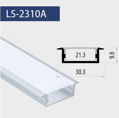 2310A ราง U (ไม่มีสต๊อก สั่งล่วงหน้า 10-15 วัน) ราคาต่อ 1 เส้น ยาว 1 เมตร รางอลูมิเนียม (Aluminium Profile) รางไฟ Aluminium Profile รางอลูมิเนียม ใช้กับไฟเส้น LED รางไฟเส้น rail led track โพรไฟล์