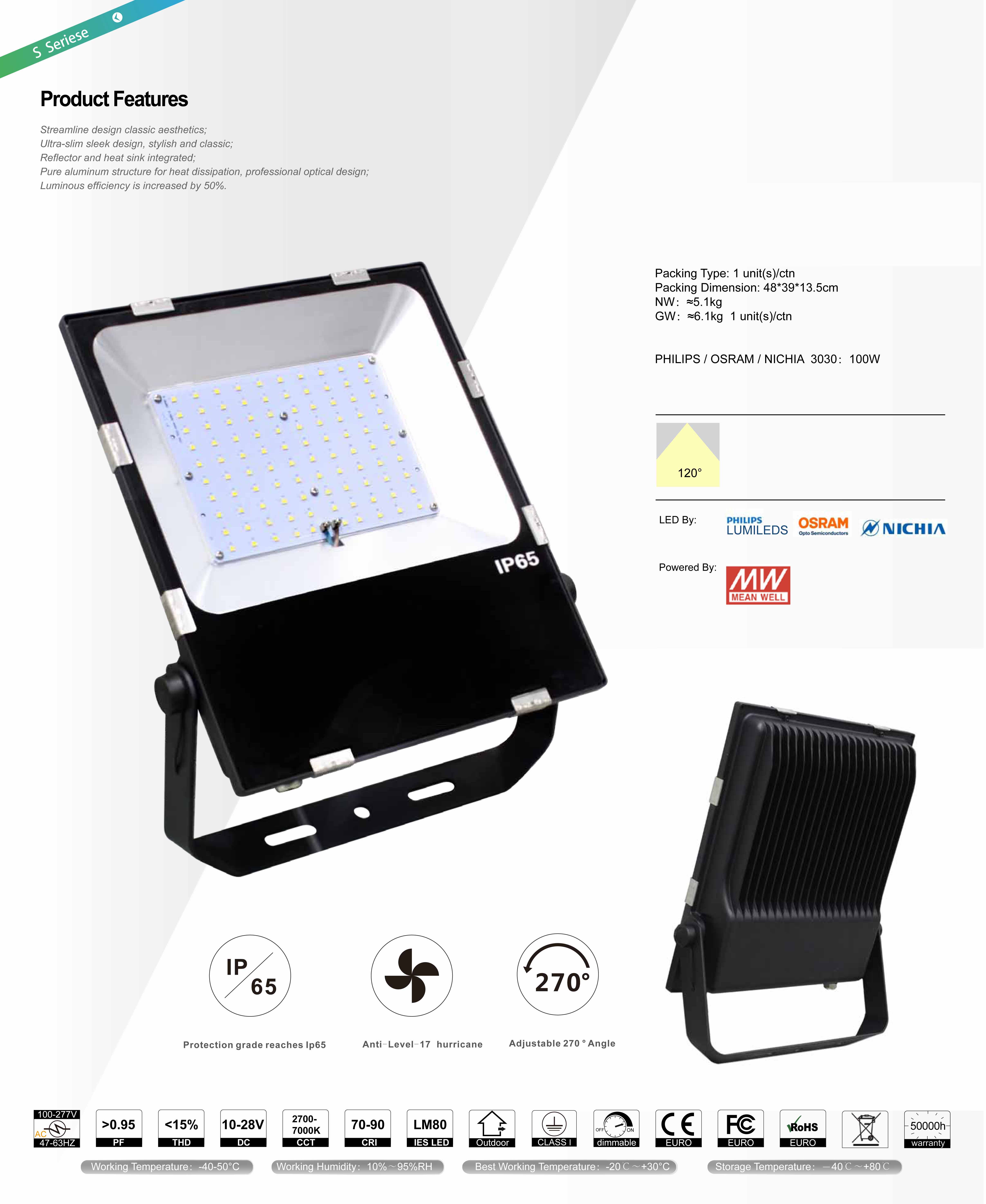 LED Flood Light 100w-Osram