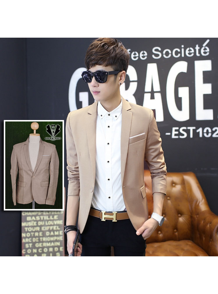 สูท,เสื้อสูท ผ้าคอตตอน เกรดA สีทอง