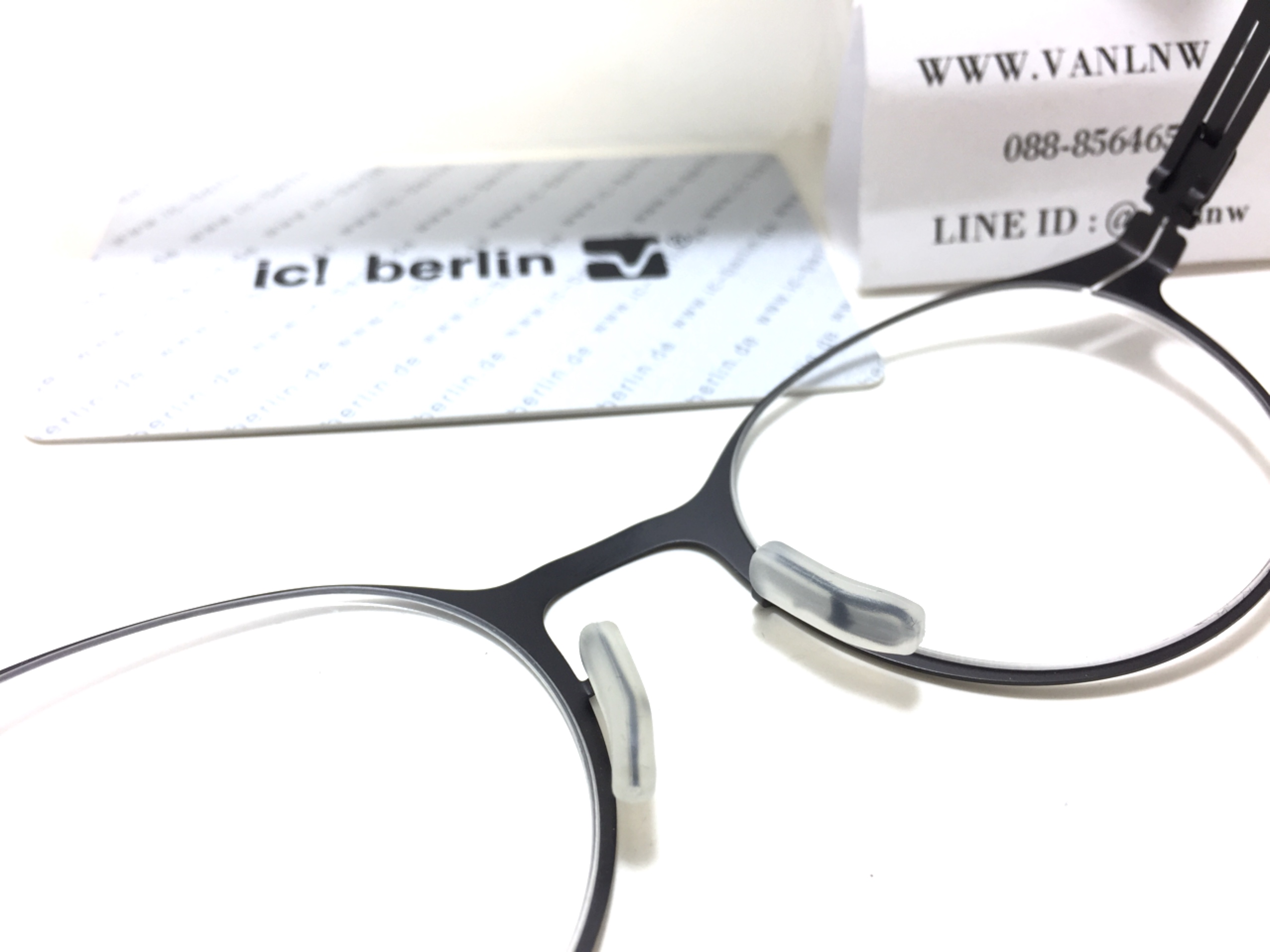 แว่นสายตา ic berlin model 125 foxweg black 49-21 <ดำ>