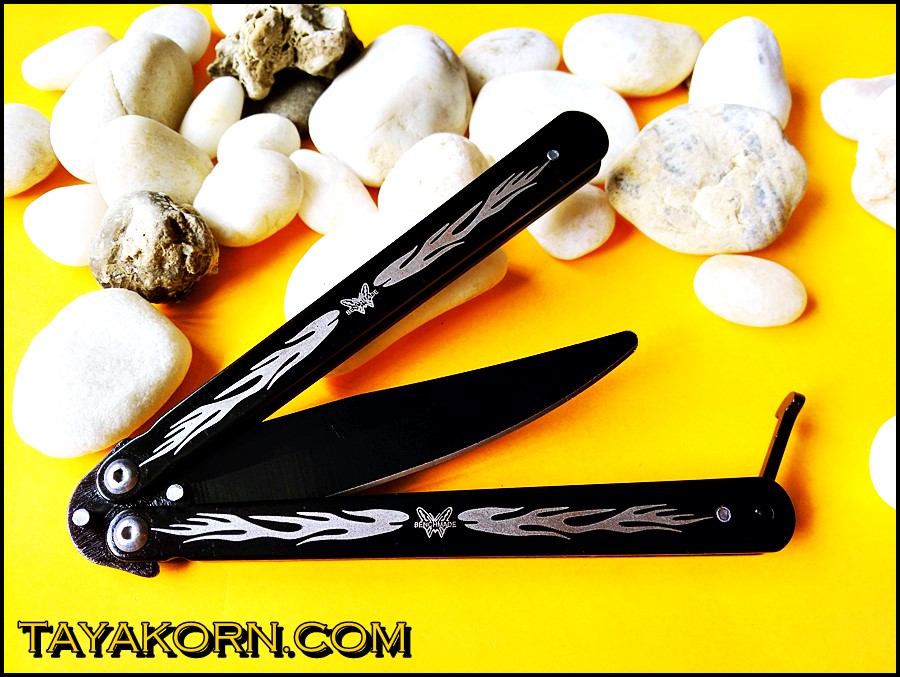 มีดซ้อมควง ปาปิญอง Papillon Balisong Trainer Knife TKBS-PP5TR