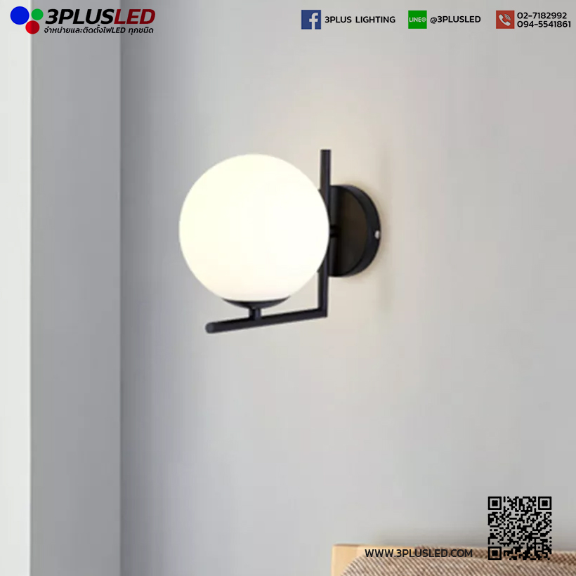 โคมไฟติดผนัง โคมไฟโรงแรม LED Wall Light รุ่น Northen European