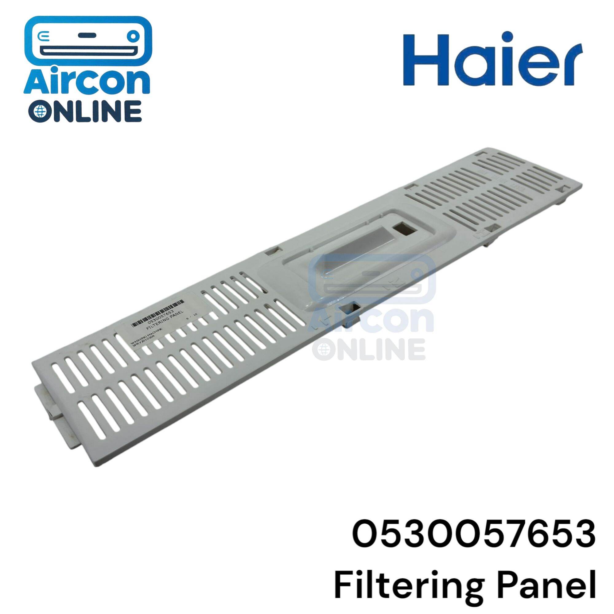 Filtering Panel ฟิลเตอร์แผ่นใหญ่ เครื่องซักผ้า Haier รหัส 0530057653