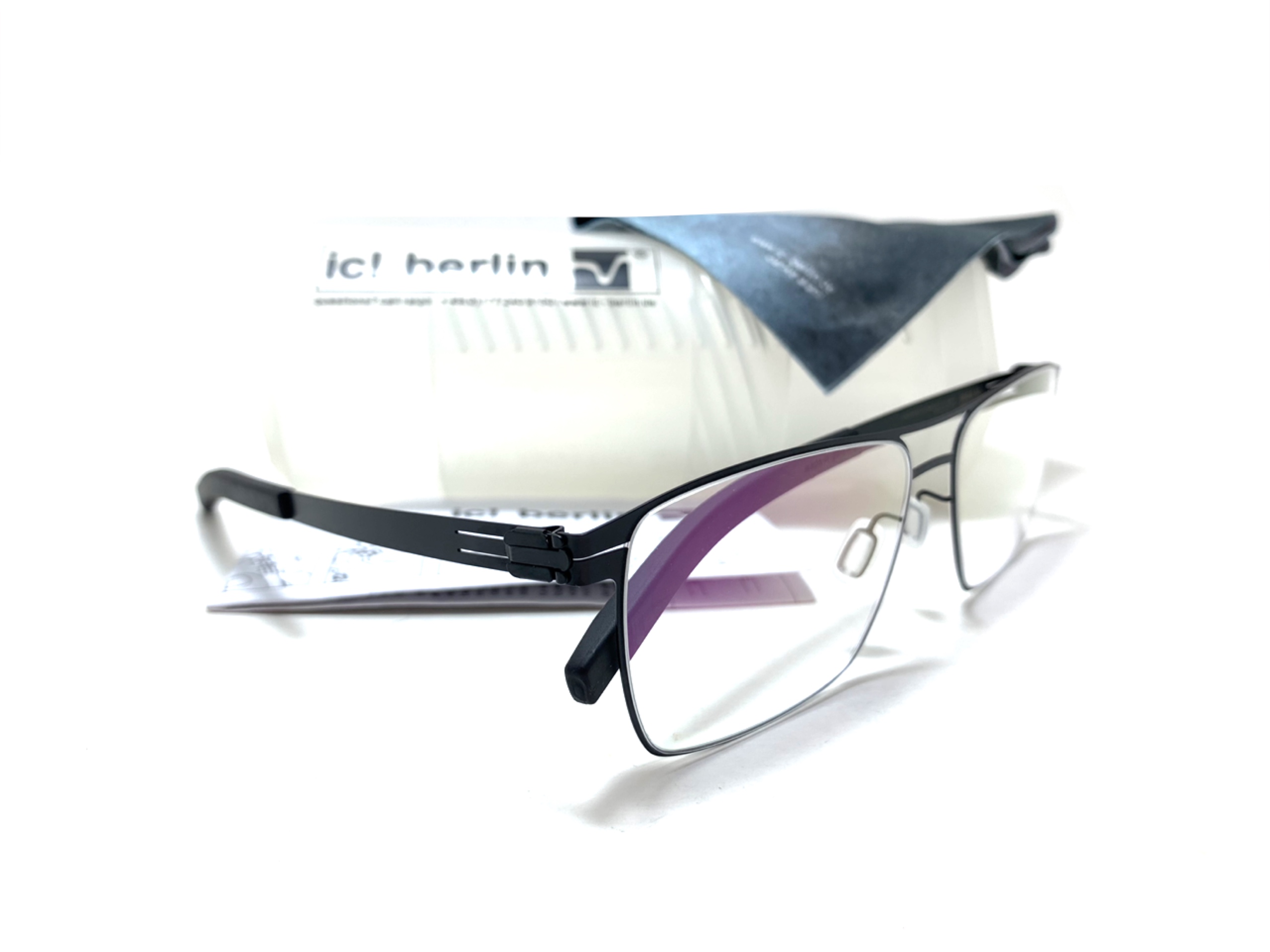 แว่นสายตา ic berlin model jana m. black 55-16 <ดำ>