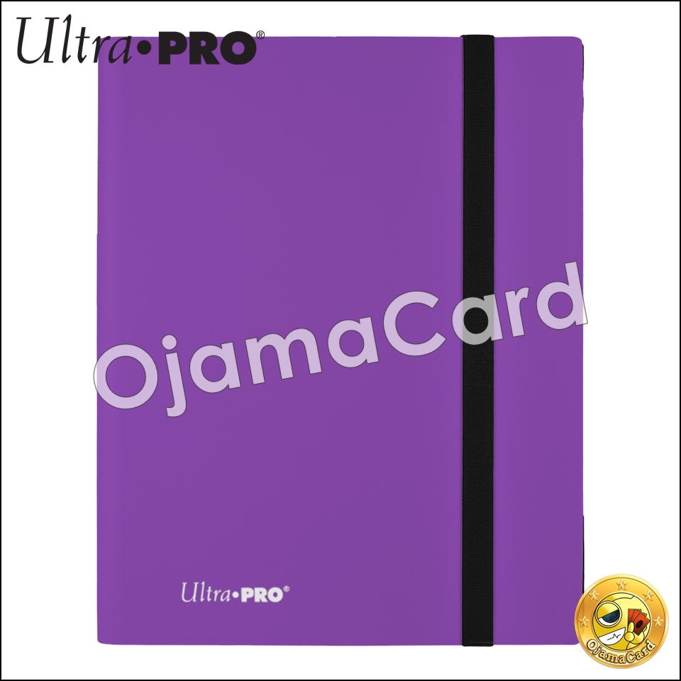 Ultra•Pro Eclipse 4-Pocket PRO-Binder / Portfolios「แฟ้มใส่่การ์ด / แฟ้มเก็บการ์ด 4 ช่อง」— Royal Purple