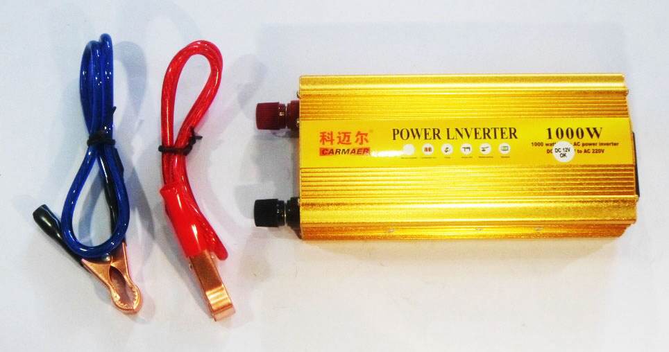 อินเวอร์เตอร์ ชนิด Modified 12V 220V 1000W ( CARMAER )