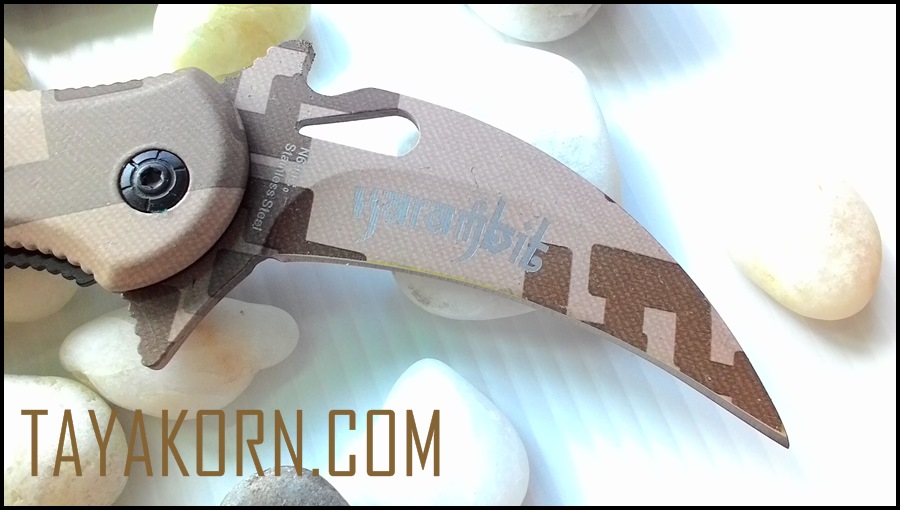 มีดคารัมบิตแอร์ฟ็อกเดสเสิร์ทคาโม่ Air Fox Desert Camo Karambit TKKB-AD2