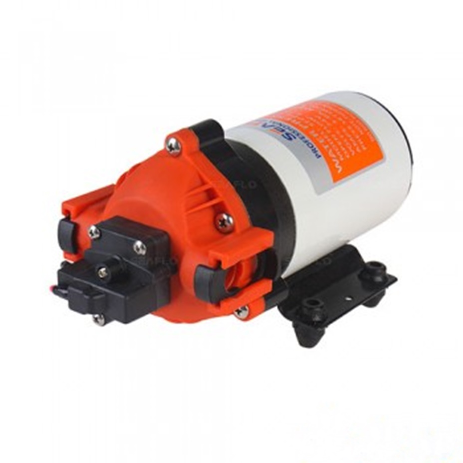 ปั๊มน้ำ DC24V รุ่น SEAFLO-35 แรงดัน 11 บาร์ ( มีเทอร์โมสตัด ร้อนจะตัดออโต้ )