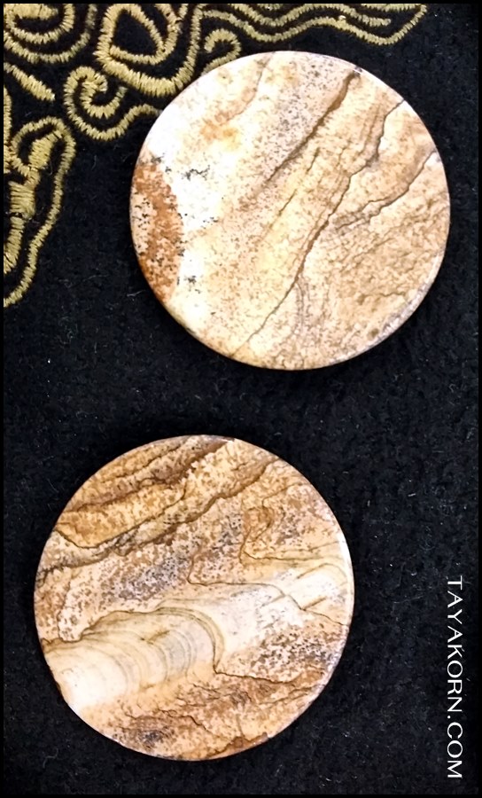 จานยานัตถ์ (จานหินธรรมชาติ) snuff tobacco stone dish TKTS-S001