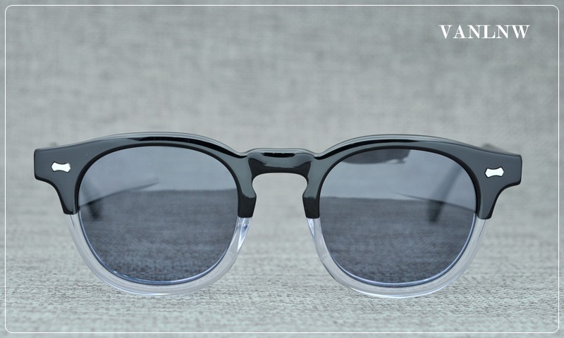 แว่นกันแดด MOSCOT LEMTOSH 46-23 145 COL.Black Crystal <ดำ-ใส>