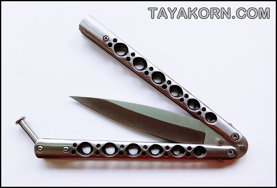 มีดควง บาลีซองลองไอซ์แลนด์ ฺLONG ICELAND Balisong Knife TKBS-LI55