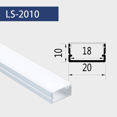 2010 ราง U ราคาต่อ 1 เส้น ยาว 1 เมตร รางอลูมิเนียม (Aluminium Profile) รางไฟ Aluminium Profile รางอลูมิเนียม ใช้กับไฟเส้น LED รางไฟเส้น rail led track โพรไฟล์