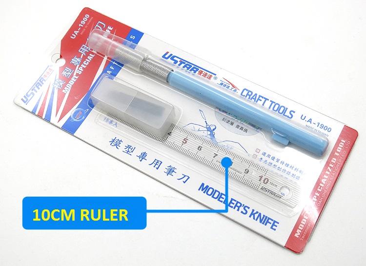 Model Special Pen Knife + Ruler UA-1900 [Ustar]