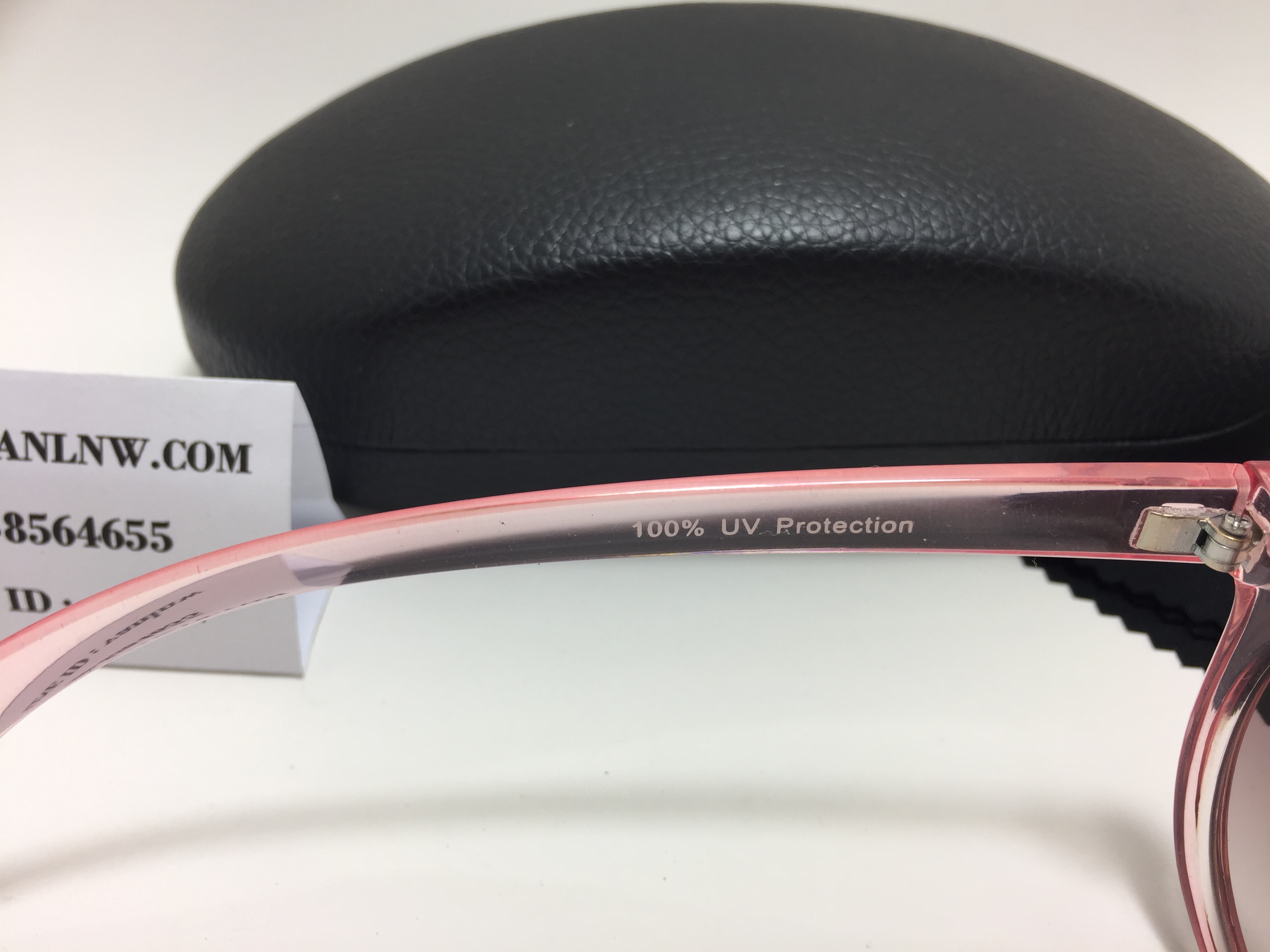 แว่นกันแดด France Design 52-13-135 <ชมพู>