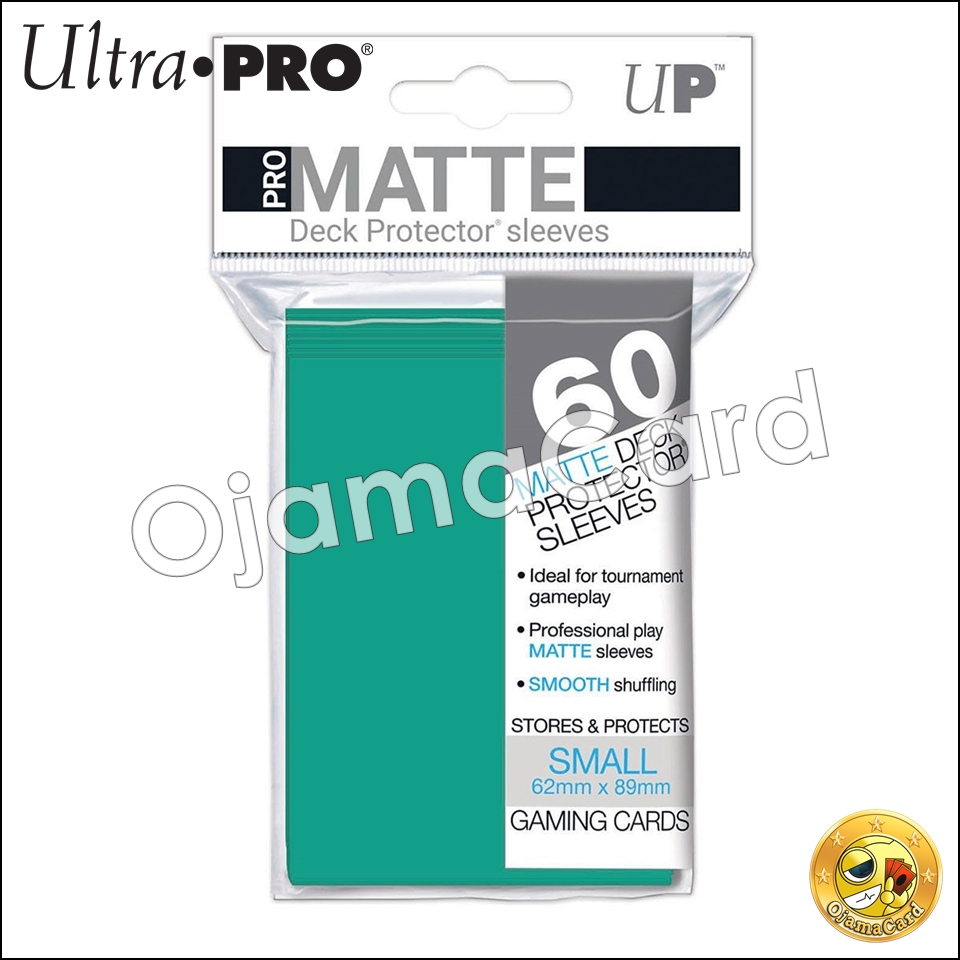 Ultra•Pro PRO-Matte Small Deck Protector Sleeves (60ct) — Aqua