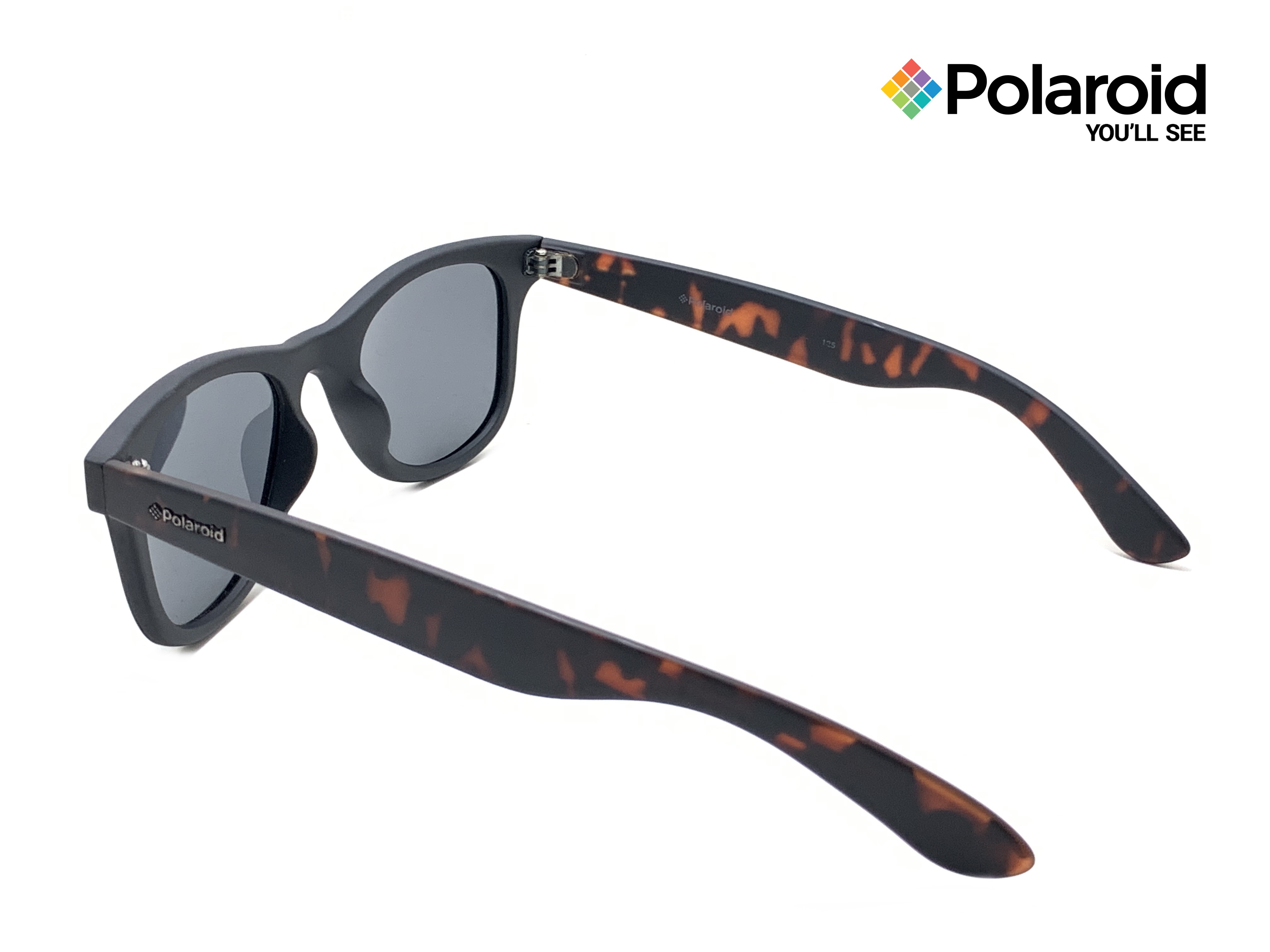 แว่นกันแดด Polaroid PLD 1016/S LL1/Y2 50-22 145 <ดำ-กระ>