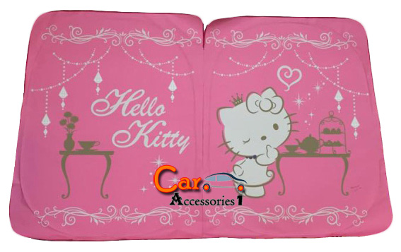 บังแดดด้านหน้าคิตตี้ Princess ลิขสิทธิ์แท้คอลเล็คชั่นล่าสุด ราคาพิเศษ