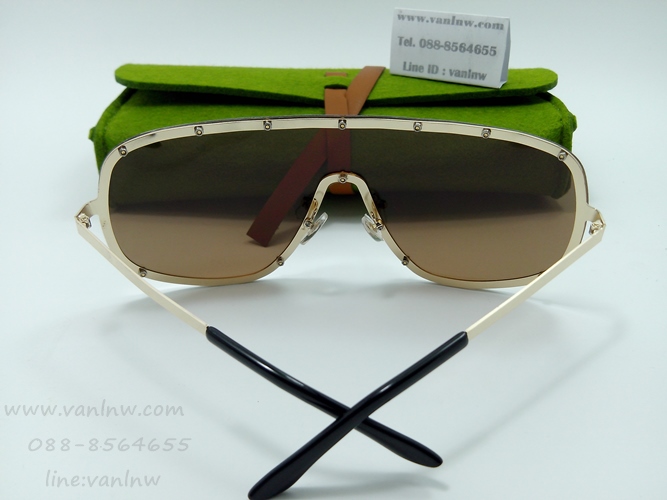 แว่นกันแดดแฟชั่น S977 49-16 133 <ปรอททอง>