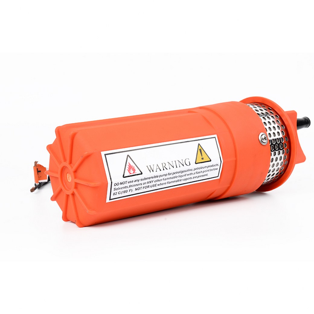 ปั๊มน้ำบาดาลโซล่าเซลล์ 24 โวลต์ (24VDC) submersible pump ส่งสูง 70 เมตร SKU-069