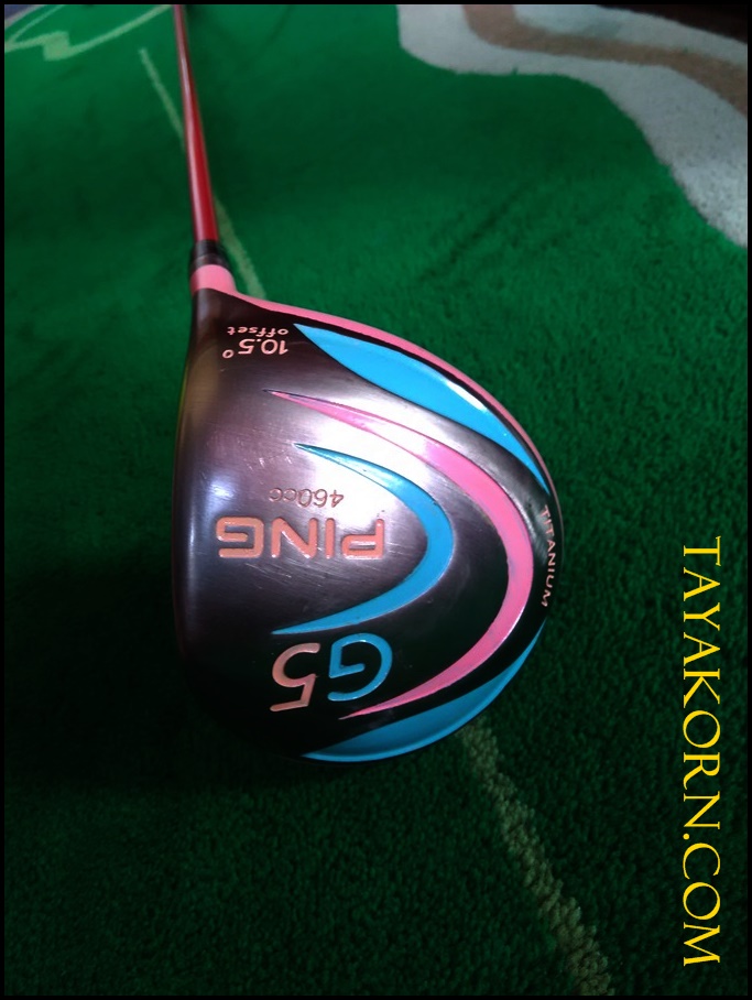 หัวไม้1PING G5 ( Driver Ping G5 Loft10.5 CUSTOM CLUB) (USED)